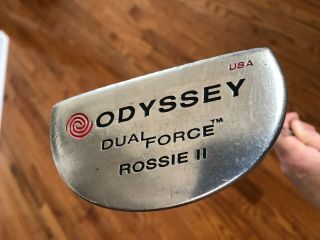 Vintage Odyssey Dual Force Rossie Ii Putter,  35 " Length.
