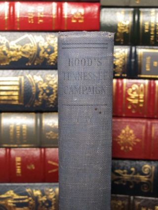 HOOD ' S TENNESSEE CAMPAIGN - 1929 FIRST EDITION - CIVIL WAR - NEALE PUBLISHING 9