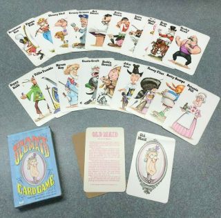 Vintage 1978 Giant Old Maid Card Game,  Whitman Western Complete