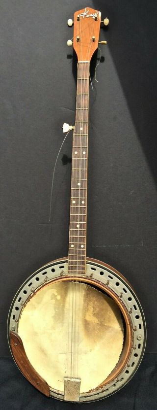 Vintage (1955) Kay Banjo 5 - String Banjo Or Possible Project Repair