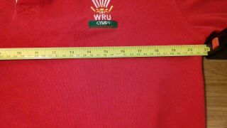 Vintage Wales national rugby union team shirt Reebok Size 34/36 7