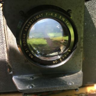 R.  B Graflex Series B 3x2 Camera With Kodak Anastigmat 5 1/2 in F/4.  5 Lens 2