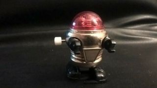 Vintage Wind Up Walking Robot Toy 1977 Tomy Company Taiwan