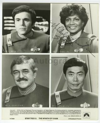 Nichelle Nichols - Uhura: " Star Trek " - Autographed Vintage 8x10 Photograph