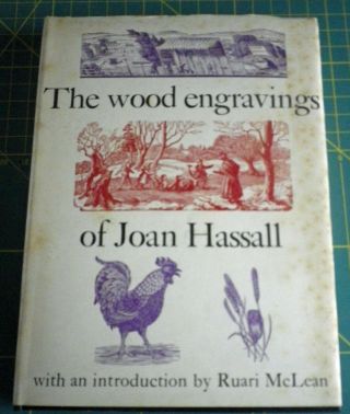 The Wood Engravings Of Joan Hassall 1960 Hardback Book