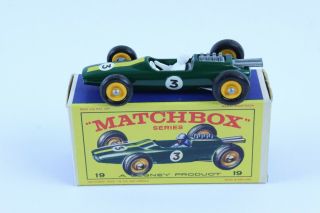 Vintage Matchbox 19 Lotus Racing Car