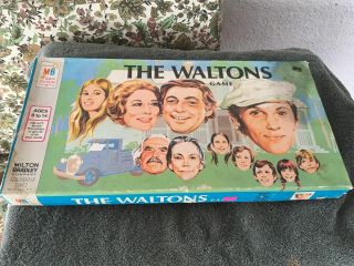 Vintage The Waltons Board Game By Milton Bradley 1974 Complete