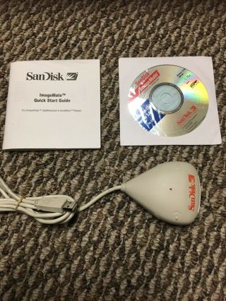 Vintage Sandisk Imagemate (sddr - 31) Usb Compact Flash Card Reader
