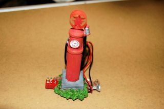 1:24 G Scale Vintage Lighted Texaco Gas Pump