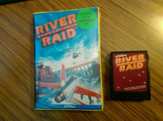 Rare Boxed Cartridge For C64 / Commodore 64 - River Raid - Activision / H.  E.  S