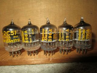 (5) Nos Toi Strong (4) With D Getter Western Electric 396a Audio Tubes