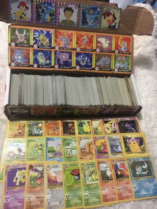 Vintage Old School Pokemon Cards 25 Base Fossil And Jungle Set Uncommons/common