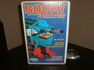 Vintage Rocky Robotronics Robot Toy Topper Toy