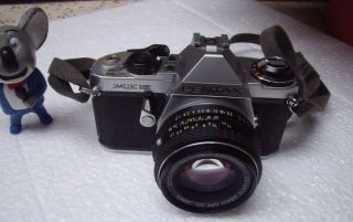 Vintage Pentax Me 35mm Film Camera With 50mm Lens.  Japan