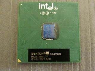 Intel Sl4cc Pentium Iii 850mhz 256/100 Vintage Socket 370 Cpu Processor