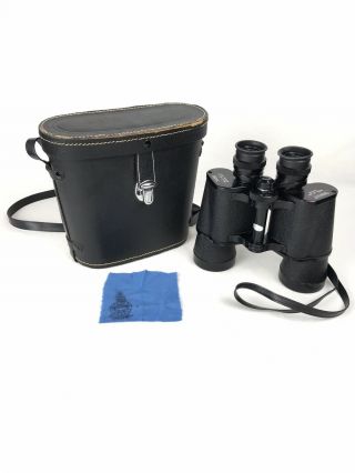 Vintage Tasco Fully Coated Optics 7x50 Light Weight Binoculars No.  91400 W/ Case