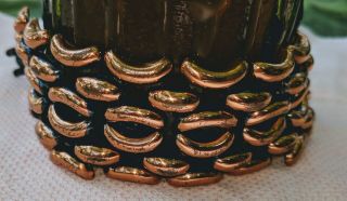 Vintage Wide Chunky Copper Renoir Link Bracelet