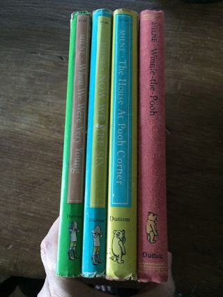 Vintage Set Of 4 Winnie The Pooh Books 1961