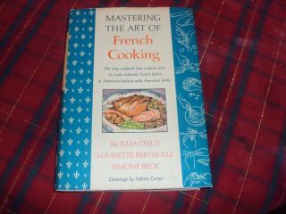 Julia Child Mastering The Art Of French Cooking Classic Cookbook Vintage 1967 Dj