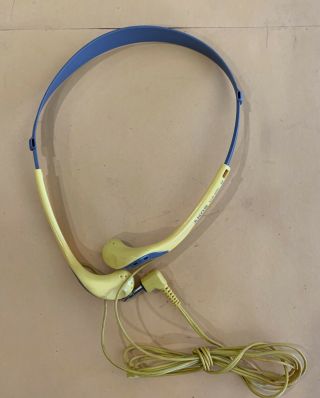 Vintage Sony Mdr - W14 Vertical In The Ear Headphones