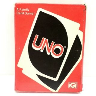Uno Card Game 1979 Vintage Complete Card Pack Box And Rules Pamphlet