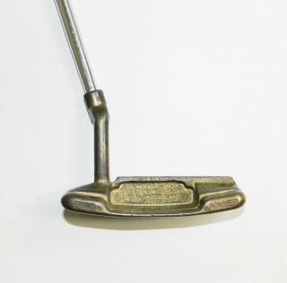 Vintage Bronze Ping Anser Putter Made In U.  S.  A.  36 " Slot Sole 85020 Rh