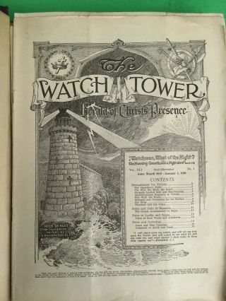 Watchtower Magazines 1920 Complete Year 24 Issues Jehovah’s Witnesses Originals. 4