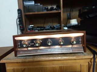 Heathkit Aa - 21d Stereo Amplifier 35 Wpc Wood Cab (serviced)
