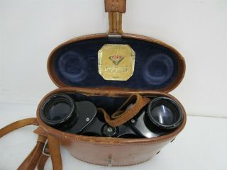 Vintage Apex Voyager Fetherweight 6 X 30 Binoculars With Case
