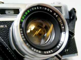 Yashica Electro 35 GSN Rangefinder 35mm Film Camera Yashinon 45mm Lens Vintage 4