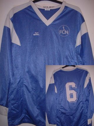 Nurnburg Vintage 1980s Xl 7/8 Football Soccer Shirt Jersey Trikot Germany Scholl