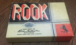 Vintage Rook Card Game Complete 1936 Parker Brothers