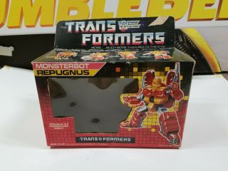 Repugnus Box Only 1987 Vintage Hasbro G1 Transformers