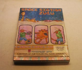Rare Space Station Zulu By Avalon Hill For Atari 400/800 -