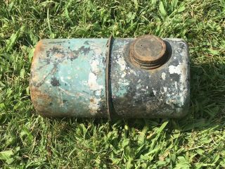 Vintage Metal Gas Tank For Small Engine,  Go Cart Mini Bike,  Mower,  Tractor