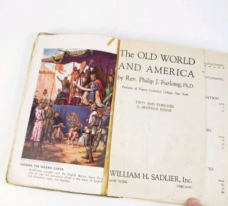 The Old World and America by Furlong,  Philip J.  1950 Vintage 4