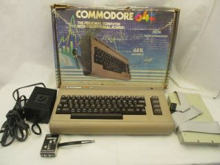 Commodore 64 Computer Keyboard W/ Power Supply