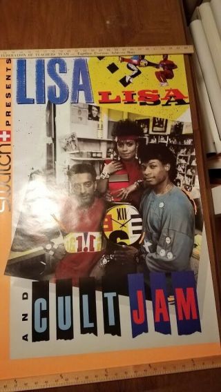 Lisa Lisa & Cult Jam Vintage Concert Poster - Detroit Show