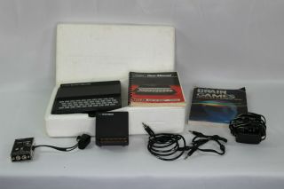 Vtg Timex Sinclair 1000 Personal Computer 1016 Ram Module & Brain Games Retro Pc