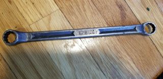 Vintage Snap On Tool Sae Gxv2022 11/16 " X 5/8 " 12 Point Sae Offset Box Wrench
