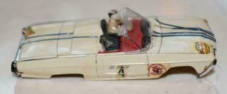 Vintage Aurora 1962 Thunderbird Convertible Ho Scale Slot Car Body