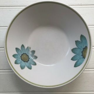 Noritake Progression Up Sa Daisy Coupe Cereal Bowl Blue Flowers Vintage Japan