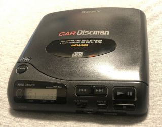 Sony D - 802k Car Discman Portable Cd Player Vintage Walkman Fast