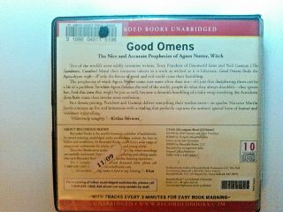 GOOD OMENS Audiobook 10 CDs Neil Gaiman Terry Pratchett became Amazon series 2