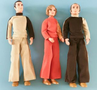 Vintage Mattel 1975 Sci - Fi Tv Show " Space 1999 " Action Figures Dolls
