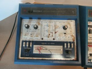 HeathKit ET - 3400 Microprocessor Learning system and ET - 3100 electronic design 5