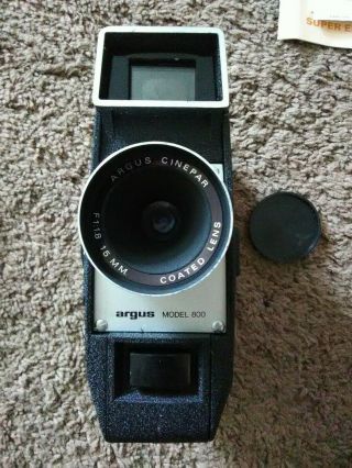 Vintage Argus 8 Movie Film Camera Model 800 4