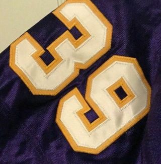 Crown Royal Whisky 39 Stitched Football Jersey Mens Sz XL Vikings NFL Vintage 7