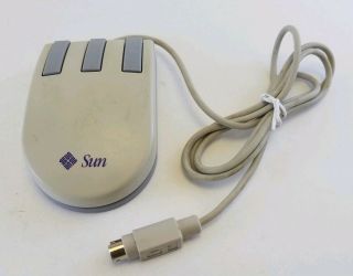Sun Mouse 370 - 1586 Sun Mini Compact Ne Sun1 Compact 1 3 Button Mouse Vtg Ps/2