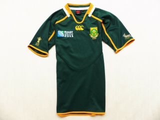 VINTAGE RUGBY SHIRT CANTERBURY SOUTH AFRICA IBR 2011 JERSEY SIZE: S (SMALL) 2